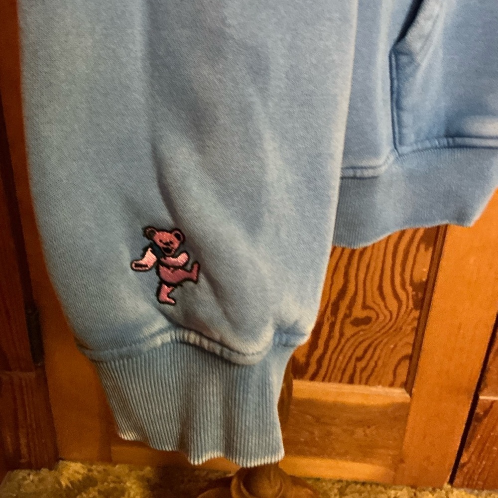 Section 119 Grateful Dead Hoodie XXL Blue Dancing Bear Deadhead Sweatshirt - Picture 13 of 16